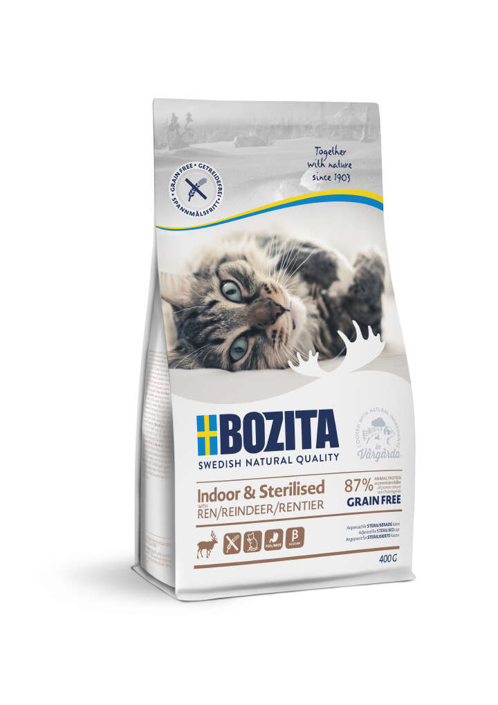 BOZITA Indoor & Sterilised Grain free